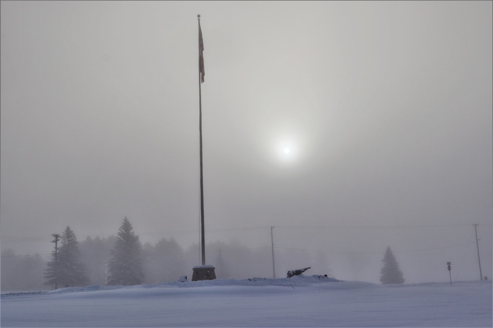 Foggy February Sunrise at Fort McCoy Foggy February Sunrise at Fort McCoy