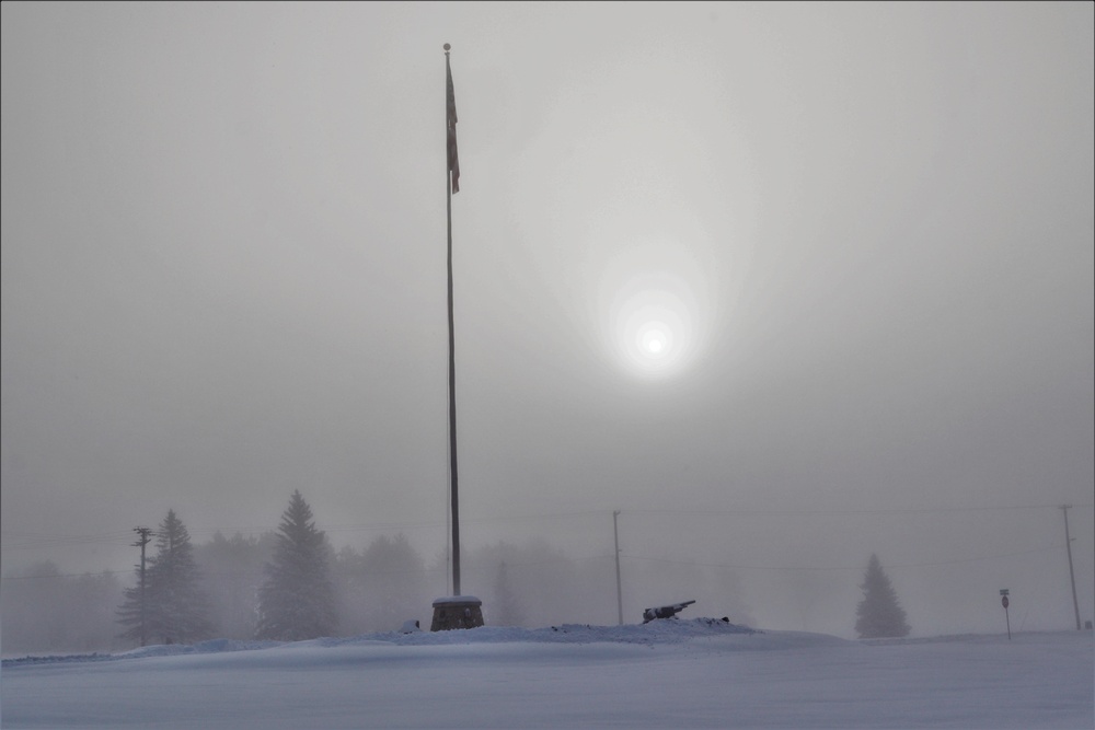 Foggy February Sunrise at Fort McCoy Foggy February Sunrise at Fort McCoy