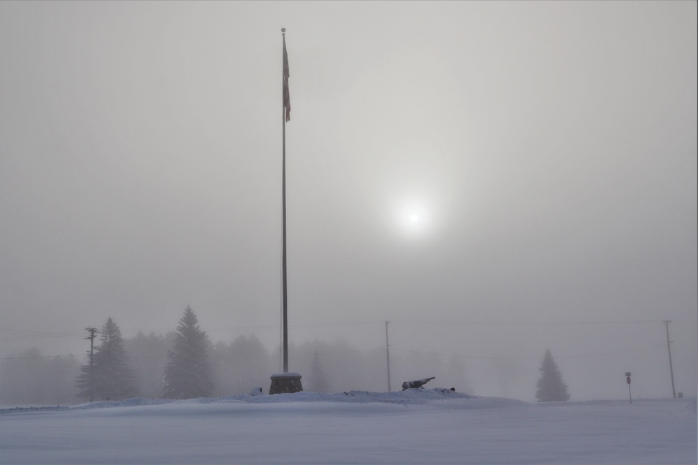 Foggy February Sunrise at Fort McCoy Foggy February Sunrise at Fort McCoy