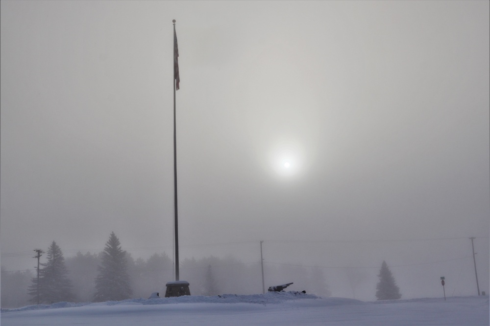 Foggy February Sunrise at Fort McCoy Foggy February Sunrise at Fort McCoy