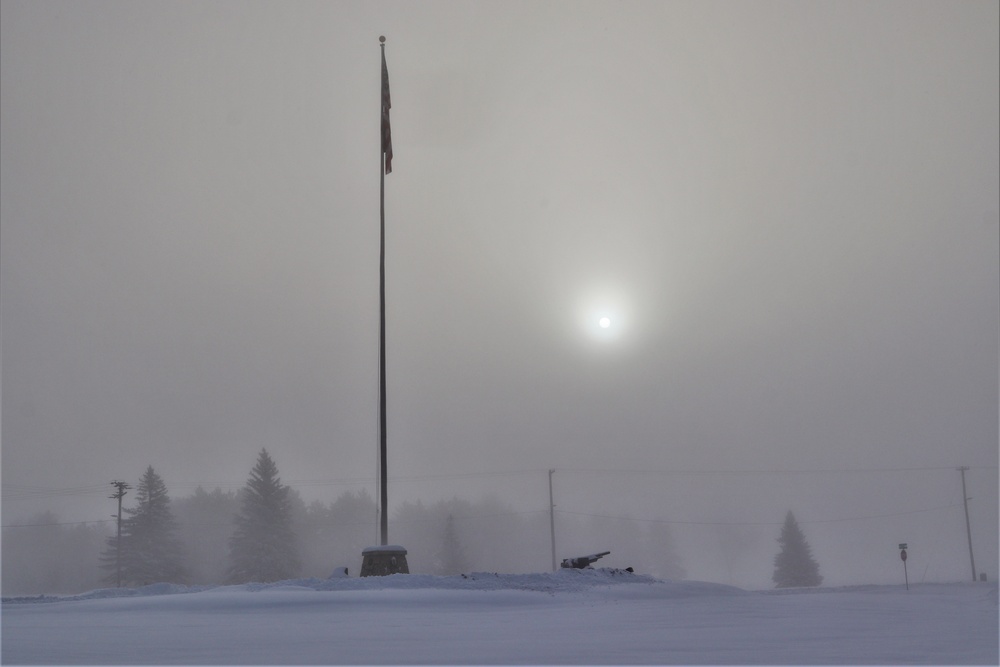 Foggy February Sunrise at Fort McCoy Foggy February Sunrise at Fort McCoy
