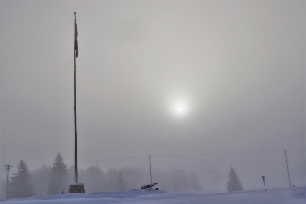 Foggy February Sunrise at Fort McCoy Foggy February Sunrise at Fort McCoy