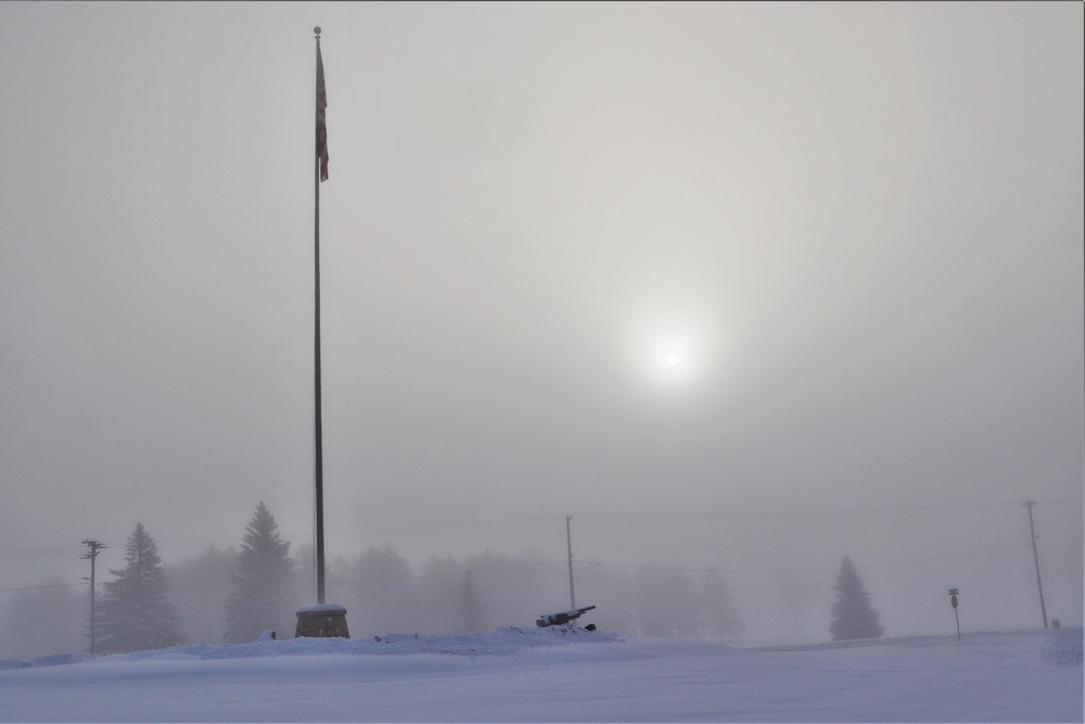 Foggy February Sunrise at Fort McCoy Foggy February Sunrise at Fort McCoy
