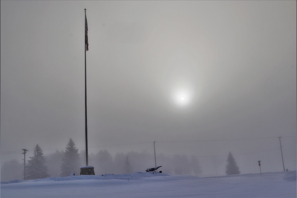 Foggy February Sunrise at Fort McCoy Foggy February Sunrise at Fort McCoy