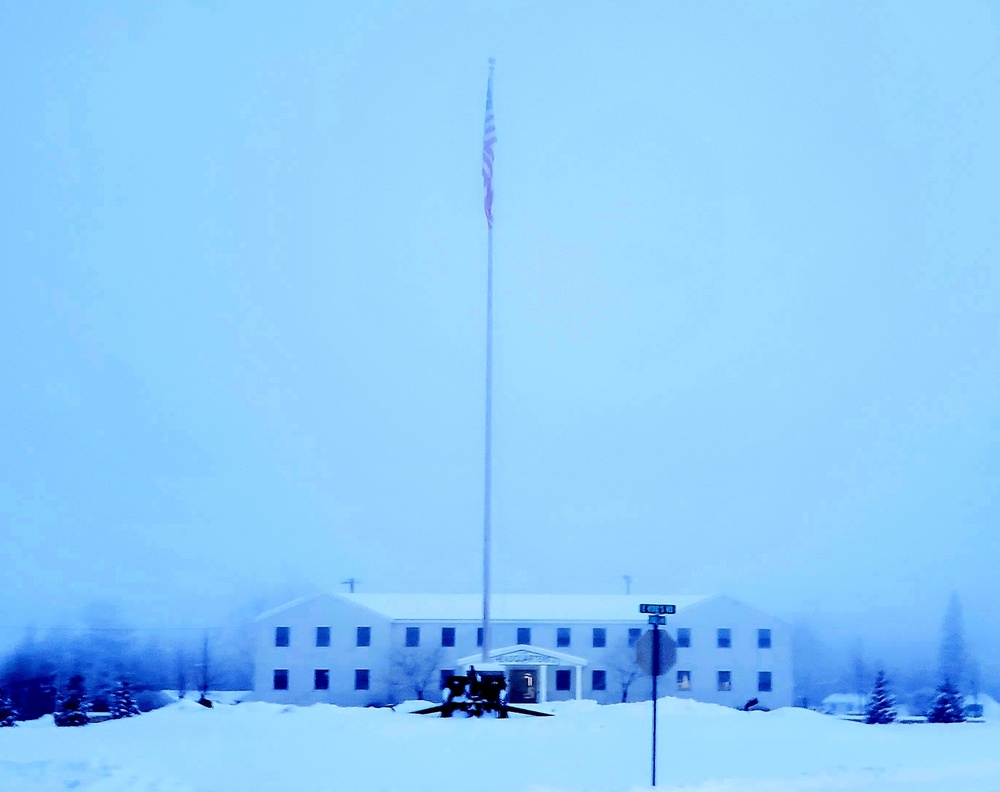 Foggy February Sunrise at Fort McCoy Foggy February Sunrise at Fort McCoy