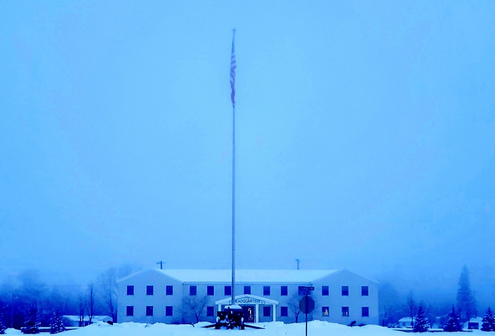 Foggy February Sunrise at Fort McCoy Foggy February Sunrise at Fort McCoy
