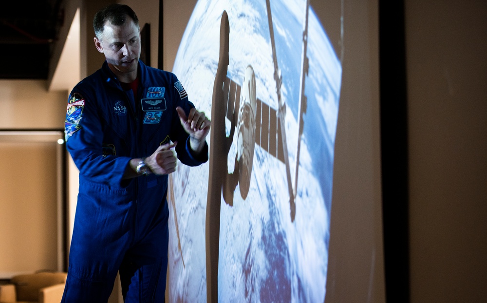 DVIDS - Images - NASA Astronaut Col. Nick Hague visits Schriever Airmen ...