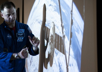 NASA Astronaut Col. Nick Hague visits Schriever Airmen