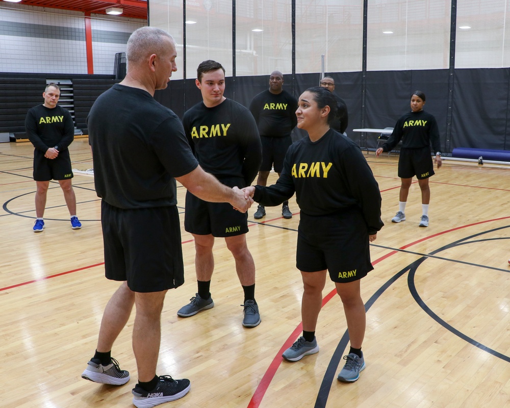 USARCENT CSM Brian Hester Visits 1st TSC