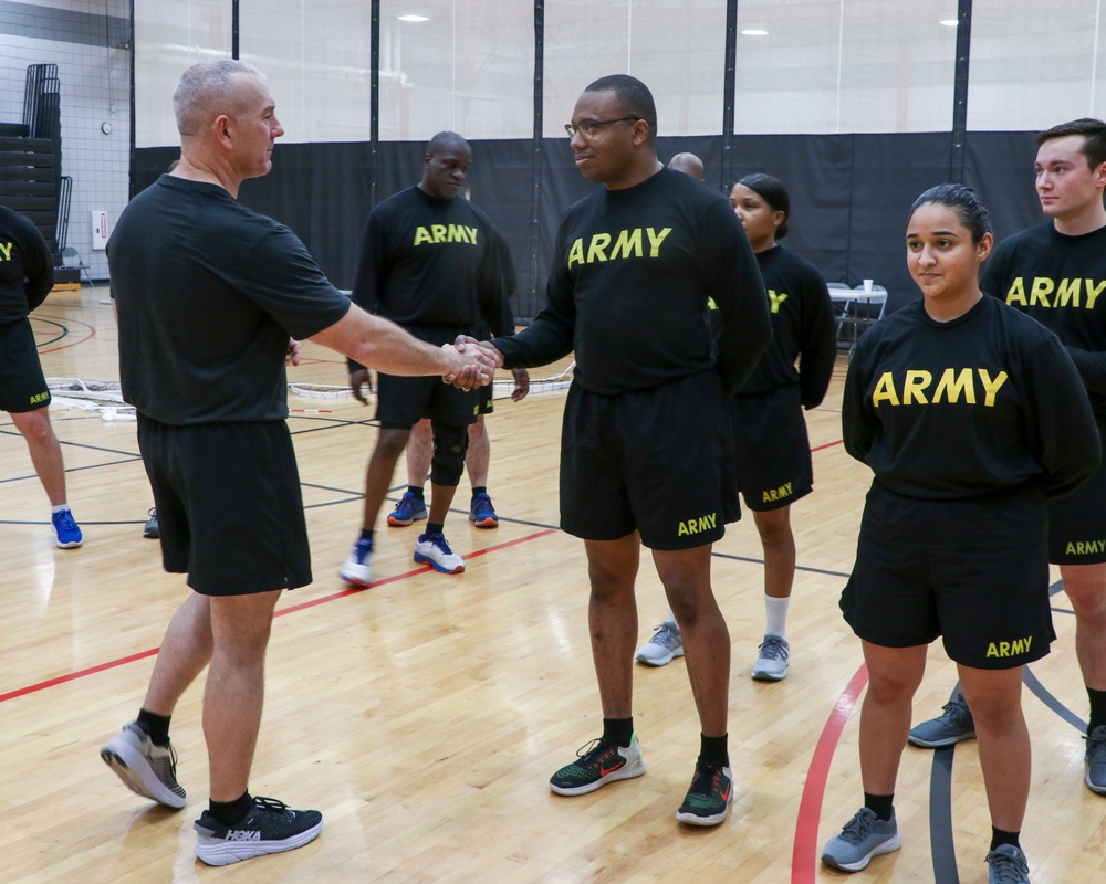 USARCENT CSM Brian Hester Visits 1st TSC