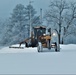 Snow removal operations at Fort McCoy