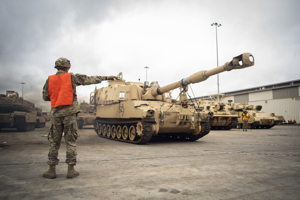 3rd Infantry Division conducts port operations in support of DEFENDER-Europe 20