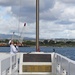 Navy Medical Readiness and Training Command Pearl Harbor Sailor Lowers Ensign at USS Utah Memorial