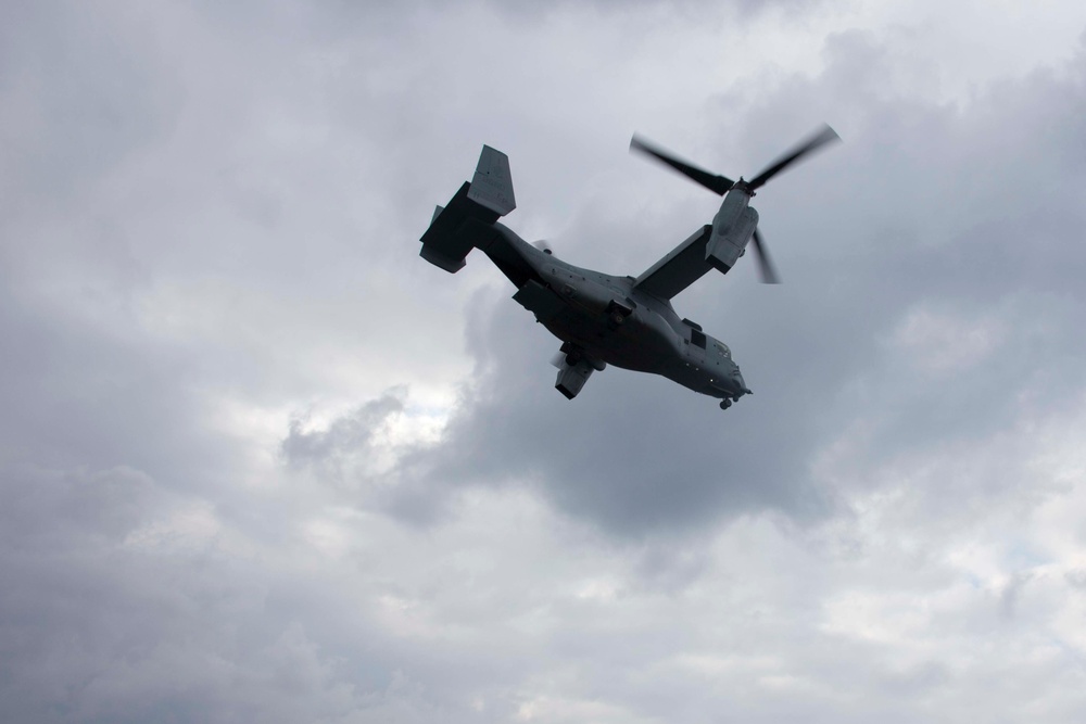 31st MEU Marines conduct Flight Ops aboard the USS America