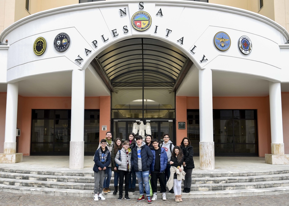 Liceo Fermi High School Visits NSA Naples