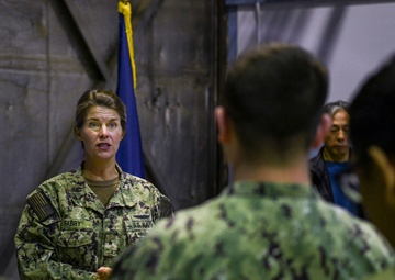 Rear Adm. Kristen B. Fabry visits Misawa Navy Facilities