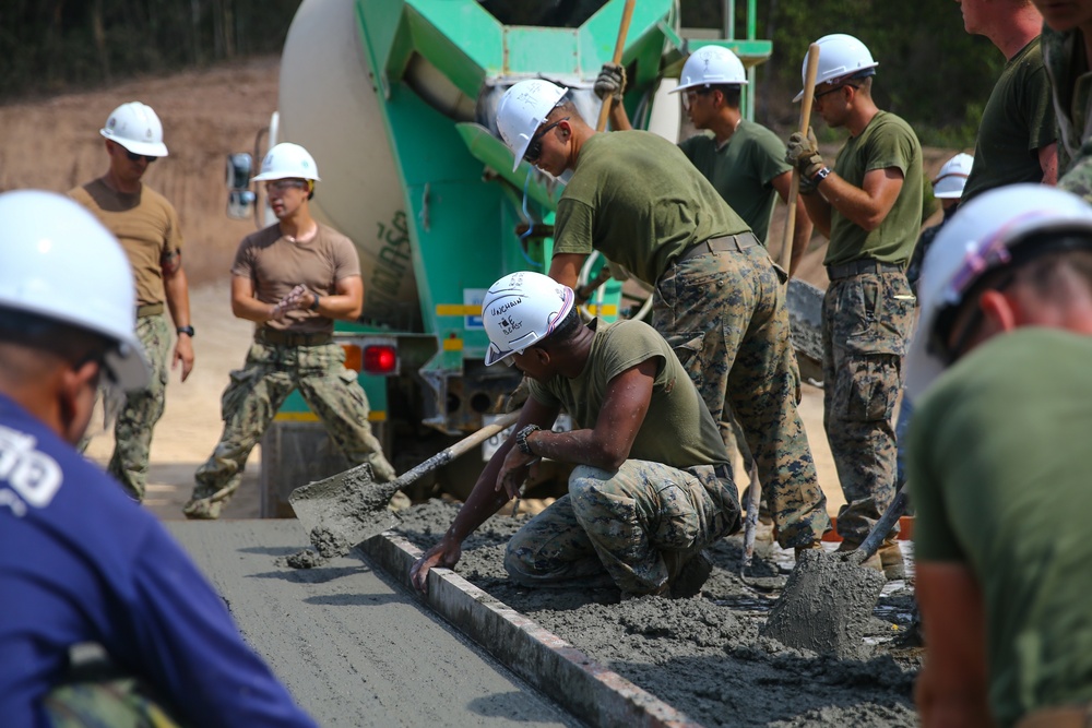 Pouring It on Thick | U.S. Marines and U.S. Navy Sailors increase interoperability with Royal Thai Marines