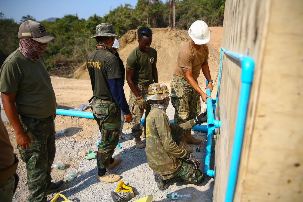 Connect The Pipes | U.S. Marines and U.S. Navy Sailors increase interoperability with Royal Thai Marines
