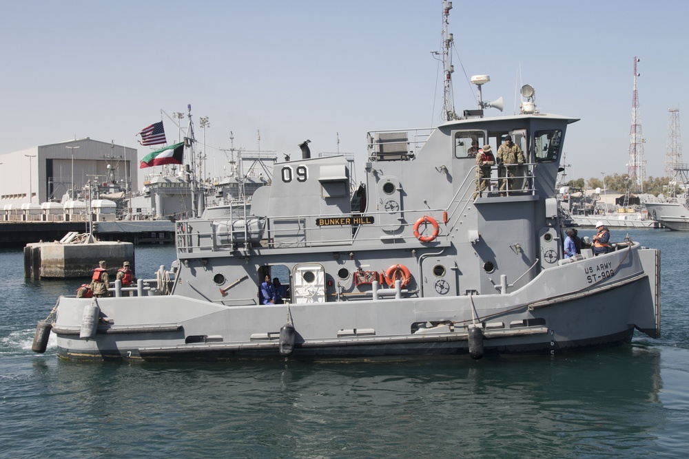 Sea Trial at Kuwait Naval Base