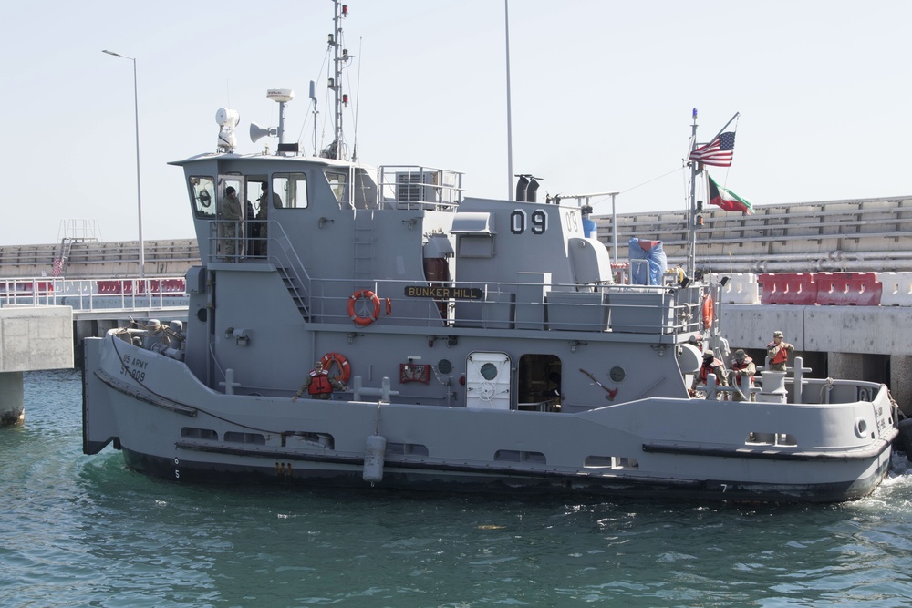 Sea Trial at Kuwait Naval Base