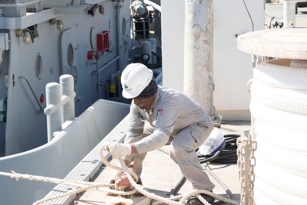 Sea Trial at Kuwait Naval Base