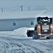 Snow removal operations at Fort McCoy
