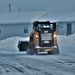 Snow removal operations at Fort McCoy