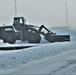 Fort McCoy RTS-Maintenance Soldier moves snow