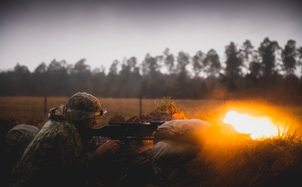 M240 Machine Gun Muzzle Flare
