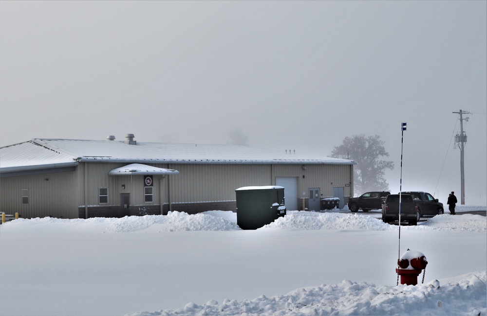 February Snow at Fort McCoy