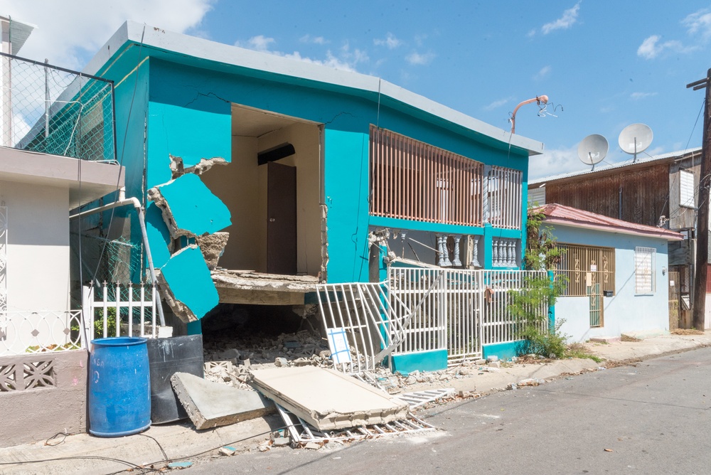 Earthquake Damage in Guánica, PR