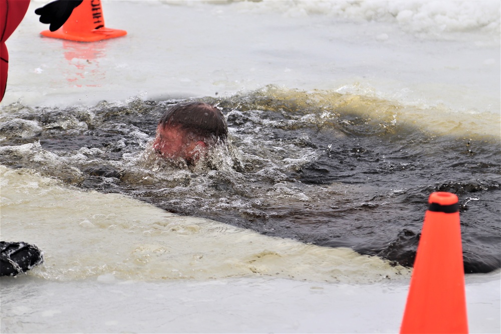 CWOC Class 20-02 students complete cold-water immersion training at Fort McCoy