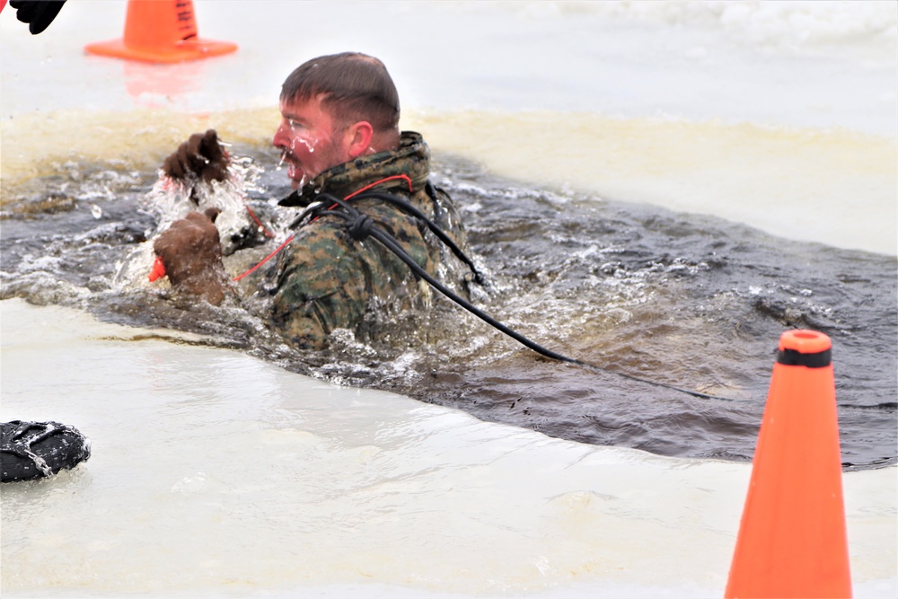 CWOC Class 20-02 students complete cold-water immersion training at Fort McCoy