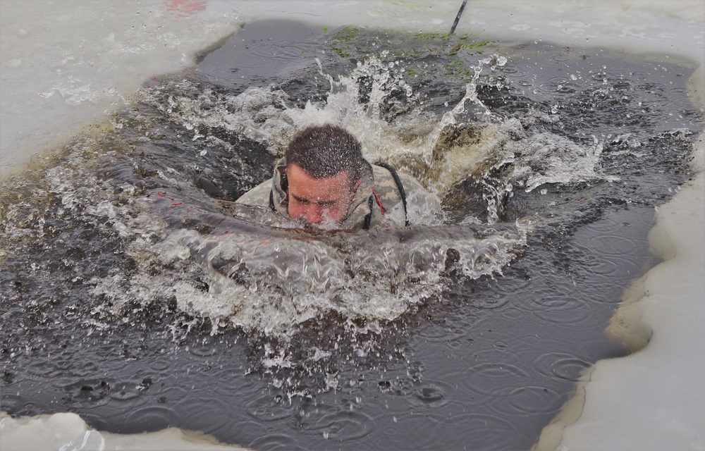 CWOC Class 20-02 students complete cold-water immersion training at Fort McCoy