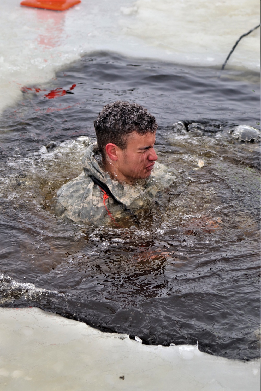 CWOC Class 20-02 students complete cold-water immersion training at Fort McCoy