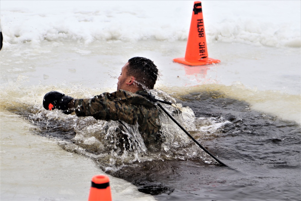 CWOC Class 20-02 students complete cold-water immersion training at Fort McCoy