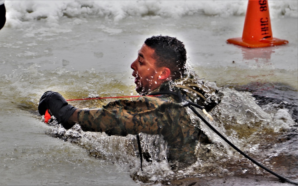 CWOC Class 20-02 students complete cold-water immersion training at Fort McCoy