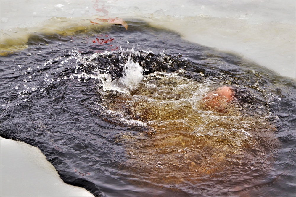 CWOC Class 20-02 students complete cold-water immersion training at Fort McCoy