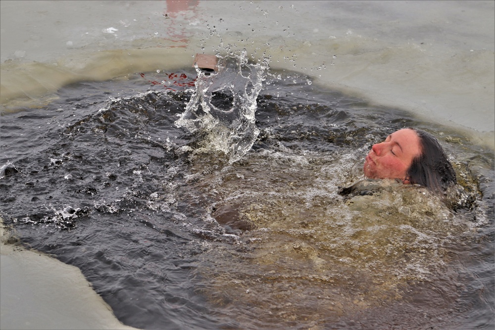 CWOC Class 20-02 students complete cold-water immersion training at Fort McCoy