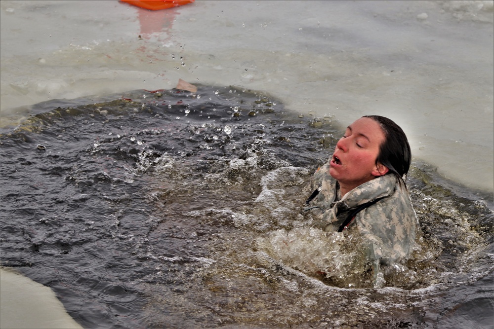 CWOC Class 20-02 students complete cold-water immersion training at Fort McCoy