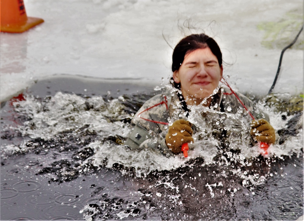 CWOC Class 20-02 students complete cold-water immersion training at Fort McCoy