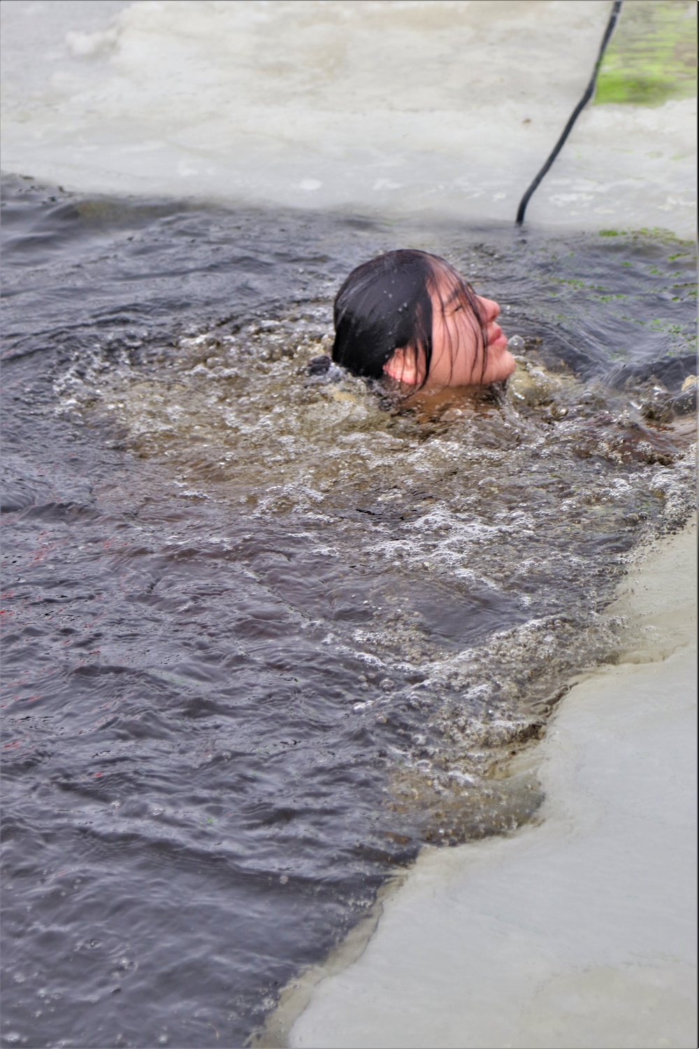 CWOC Class 20-02 students complete cold-water immersion training at Fort McCoy