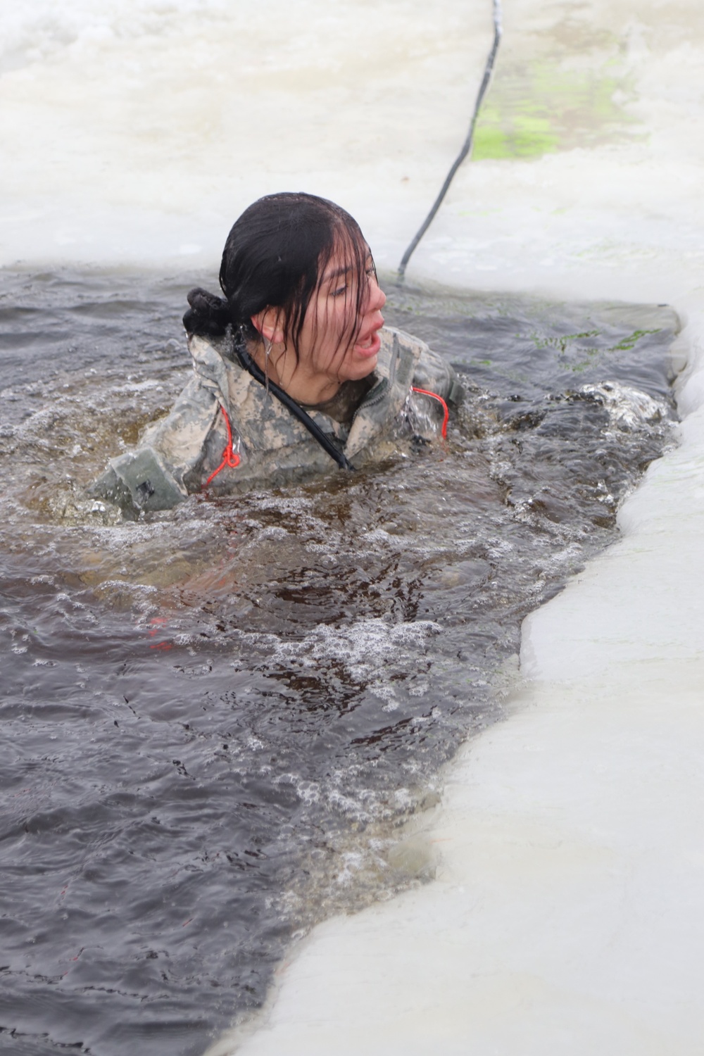 CWOC Class 20-02 students complete cold-water immersion training at Fort McCoy