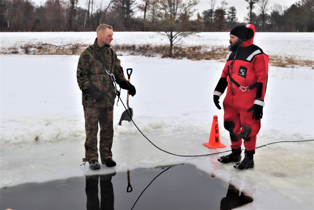 CWOC Class 20-02 students complete cold-water immersion training at Fort McCoy