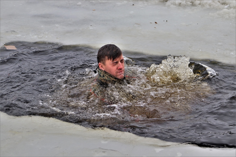 CWOC Class 20-02 students complete cold-water immersion training at Fort McCoy