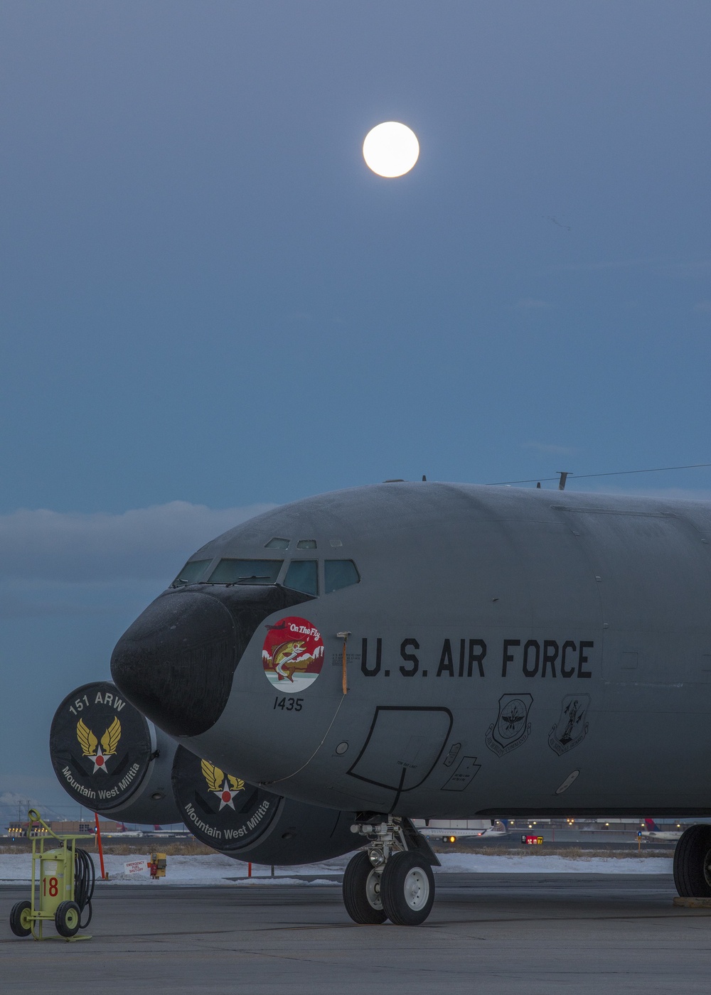 Moon over Utah