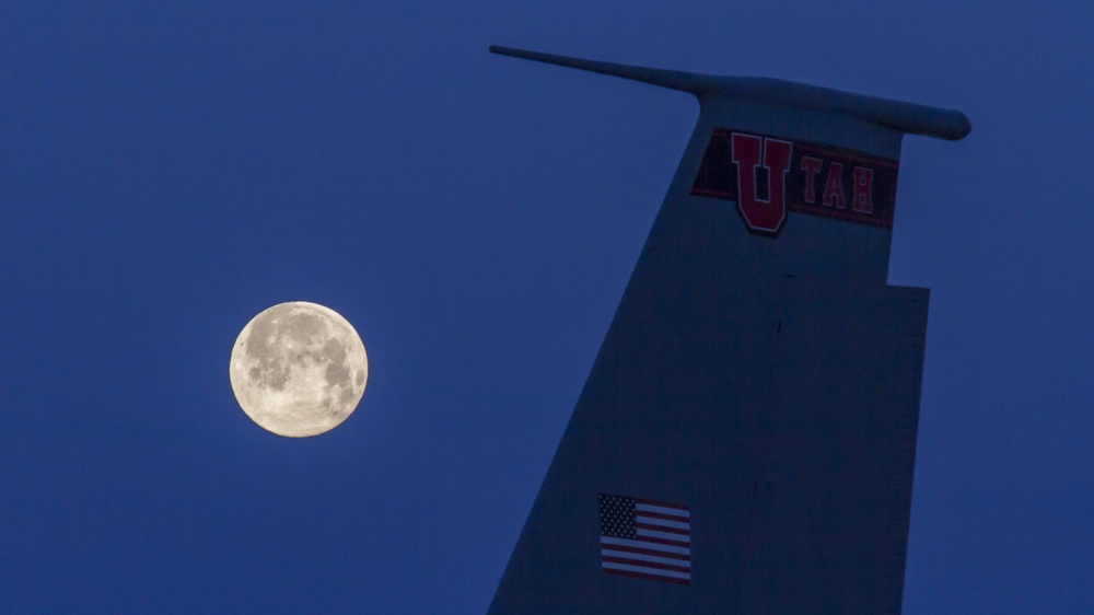 Moon over Utah