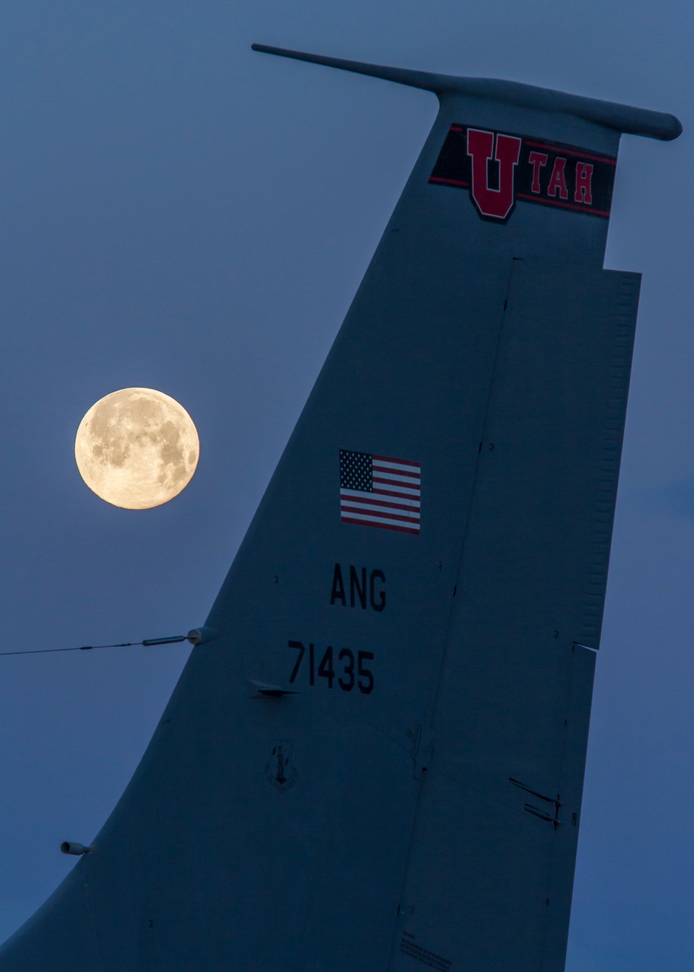 Moon over Utah