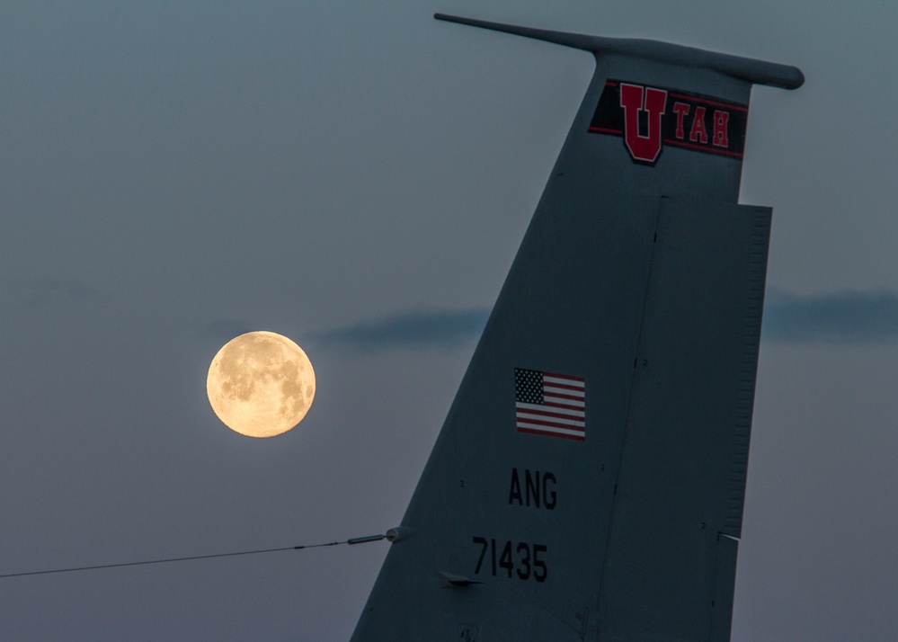 Moon over Utah