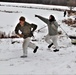 CWOC students practice cold-water immersion training scenario at Fort McCoy
